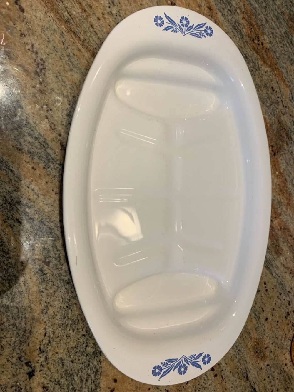 Vintage Corning ware meat platter